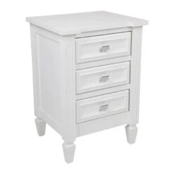 Merci Bedside Table - Small White