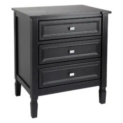 Merci Bedside Table - Large Black