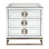 Rochester Material:Mirrored Bedside Table