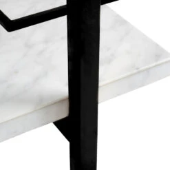 Franklin White Marble Bar Cart - Black 7 Franklin White Marble Bar Cart - Black -Home Furnishings Store eyJidWNrZXQiOiJ3ZWItbmluamEtaW1hZ2VzIiwia2V5IjoiY2FmZWxpZ2h0aW5nMlwvaW1hZ2VzXC9wcm9kaW1nXC8xNTI5NTZfNy5qcGciLCJlZGl0cyI6eyJyZXNpemUiOnsid2lkdGgiOjEwMDAsImhlaWdodCI6MTAwMCwiZml0IjoiaW5