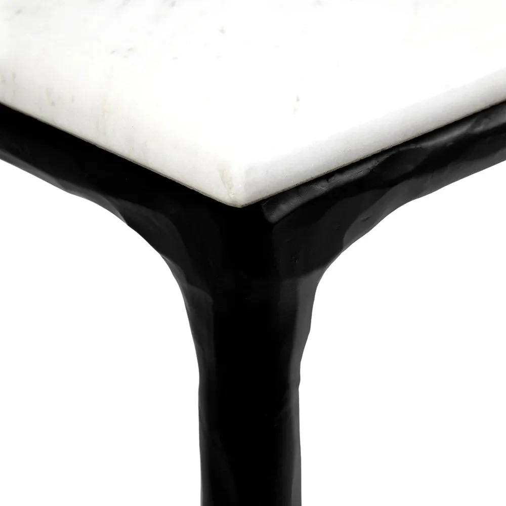 Heston Marble Console Table - Large Black 5 Heston Marble Console Table - Large Black - Image 3