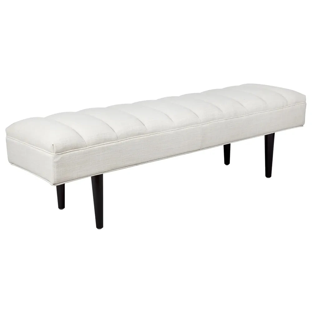 Central Park Bench Ottoman - Natural Linen 5 Central Park Bench Ottoman - Natural Linen - Image 3