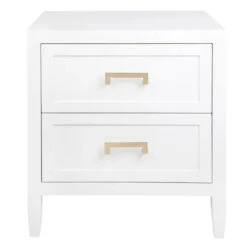 Soloman Bedside Table - Large White