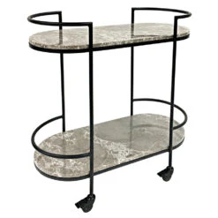 Southside Grey Marble Bar Cart - Black -Home Furnishings Store eyJidWNrZXQiOiJ3ZWItbmluamEtaW1hZ2VzIiwia2V5IjoiY2FmZWxpZ2h0aW5nMlwvaW1hZ2VzXC9wcm9kaW1nXC8xNTM3MDFfMy5qcGciLCJlZGl0cyI6eyJyZXNpemUiOnsid2lkdGgiOjEwMDAsImhlaWdodCI6MTAwMCwiZml0IjoiaW5