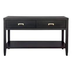 Soloman Console Table - Small Black