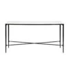 Heston Marble Console Table - Medium Black