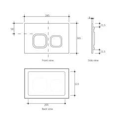 R&T Push Plate Matte Black -Home Furnishings Store eyJidWNrZXQiOiJ3ZWItbmluamEtaW1hZ2VzIiwia2V5IjoiaW5zcGlyZWJhdGgyXC9pbWFnZXNcL3Byb2RpbWdcLzU1MTJfMi5qcGciLCJlZGl0cyI6eyJyZXNpemUiOnsid2lkdGgiOjcwMCwiaGVpZ2h0Ijo3MDAsImZpdCI6Imluc2lkZSI