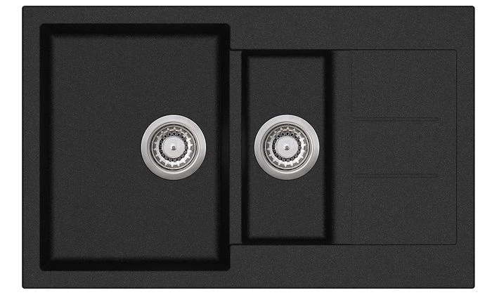 ALEKSANDER Double Bowls 800X500X200MM GRANITE Kitchen Sink 4 ALEKSANDER Double Bowls 800X500X200MM GRANITE Kitchen Sink - Image 2