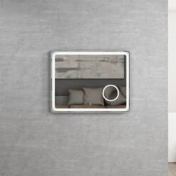 BOSTON Rectangle LED Mirror With Magnifying Mirror 900mm