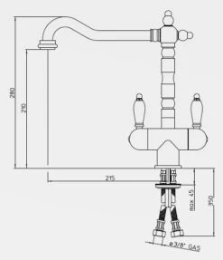 Frances Twin Mixer - Brushed Nickel -Home Furnishings Store frances twin mixer spec 60461892