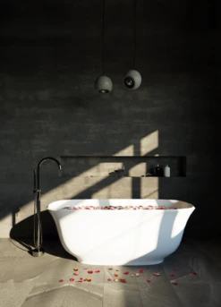 BADEN Freestanding Bathtub Non-overflow 1700mm/1500mm -Home Furnishings Store j436kl45h76