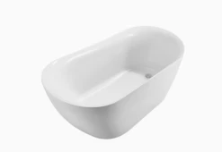 ROMANO Freestanding Bathtub Non-overflow 1700mm/1500mm -Home Furnishings Store j4l5jh435kj6h