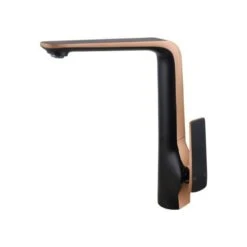 Esperia Matt Black & Rose Gold Kitchen Sink Mixer Tap Solid Brass Kitchen Tap