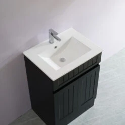 Poseidon ACACIA SHAKER PVC Floor Vanity 600 -Home Furnishings Store qHWt6wSg
