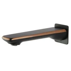 Esperia Matte Black & Rose Gold Wall Spout