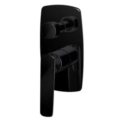 Bellino High Gloss Black Wall Mixer Diverter
