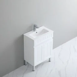 Poseidon ACACIA SHAKER PVC Floor Vanity 600 -Home Furnishings Store zsV0 eyg